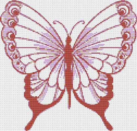 Pretty Butterfly I - X Squared Cross Stitch