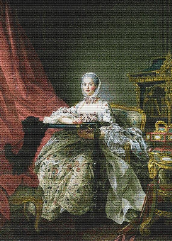 Madame de Pompadour - X Squared Cross Stitch