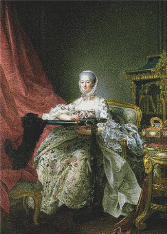 Madame de Pompadour - X Squared Cross Stitch