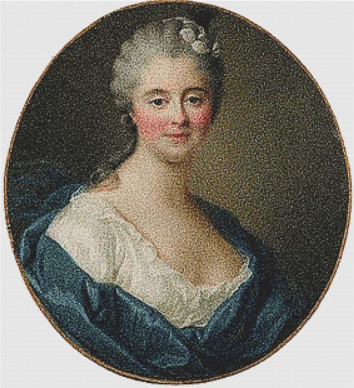 Madame François-Hubert Drouais - X Squared Cross Stitch