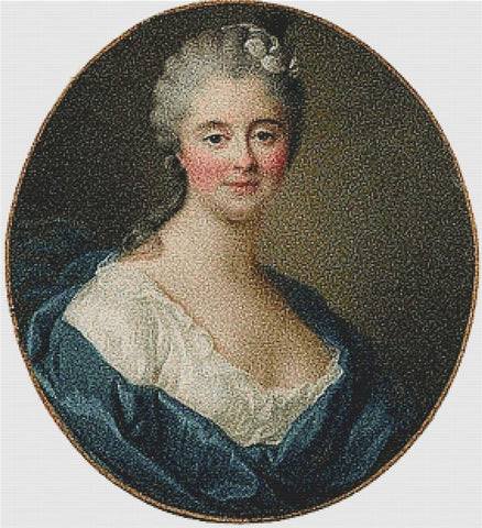 Madame François-Hubert Drouais - X Squared Cross Stitch