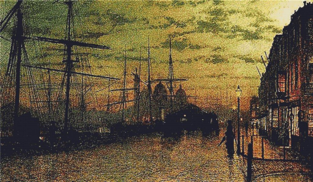 Humber Docks - X Squared Cross Stitch