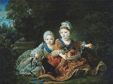 The Comte De Provence And His Elder Brother - X Squared Cross Stitch