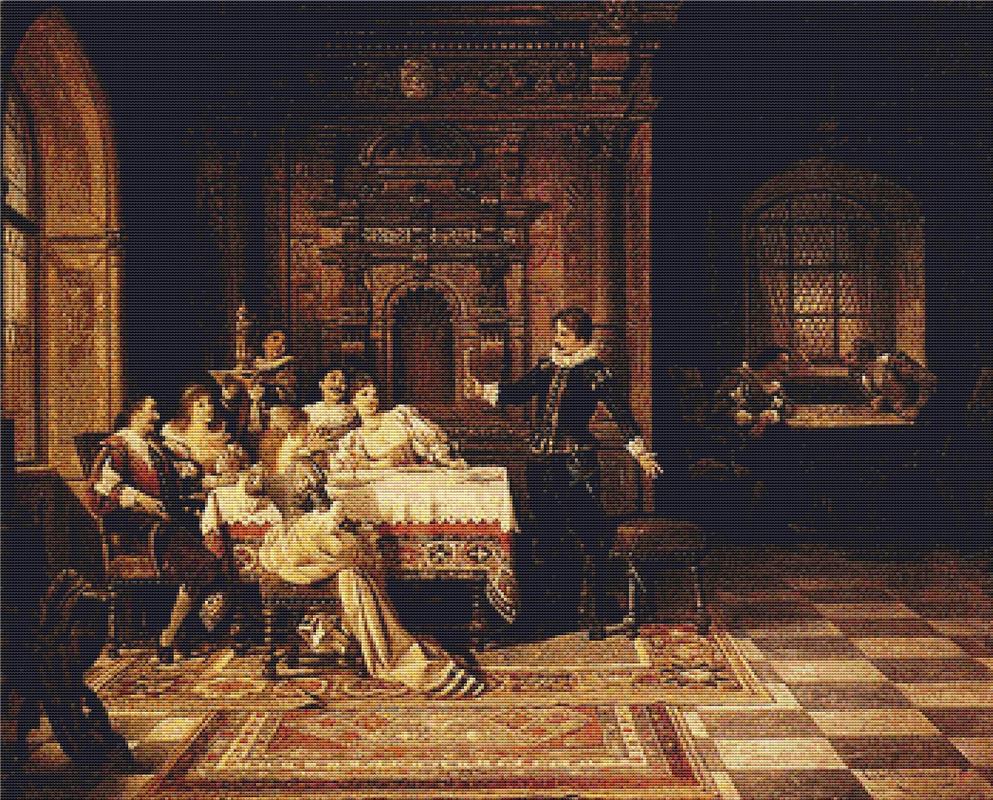 A Toast - X Squared Cross Stitch