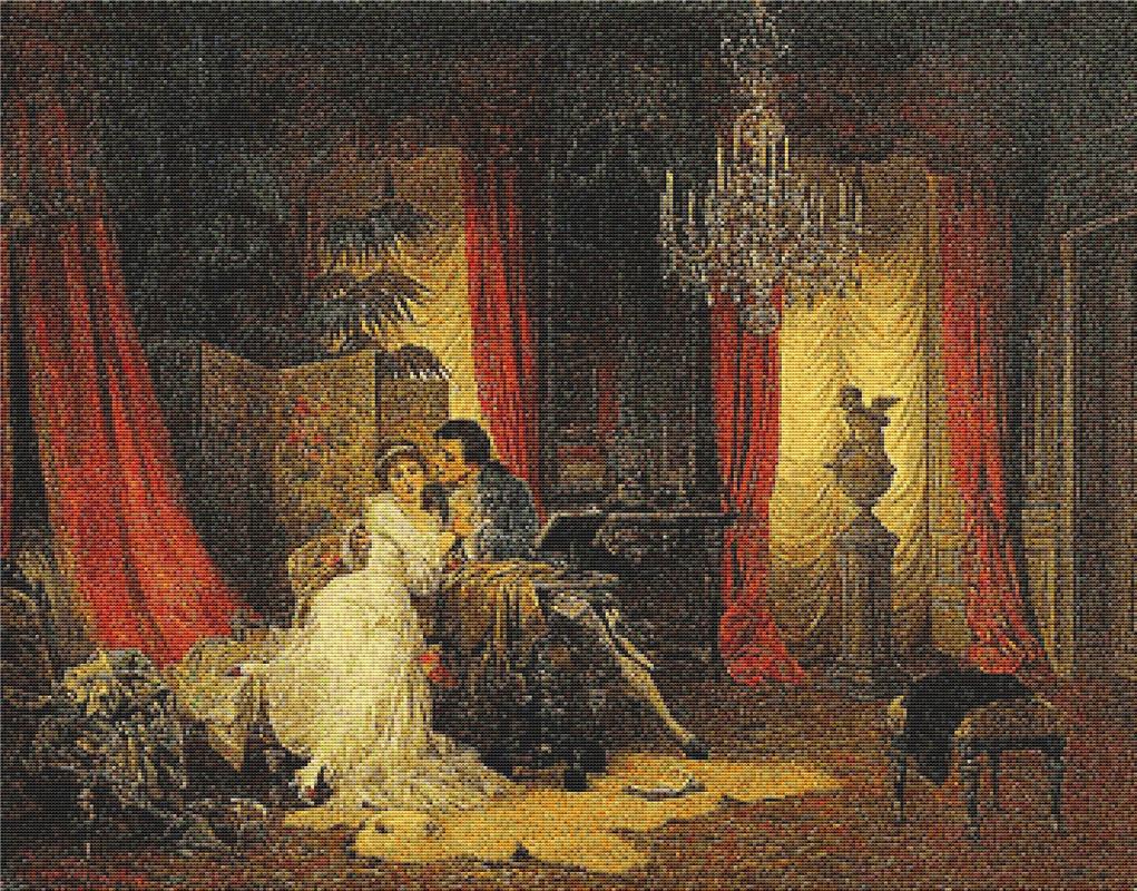 The Lovers - X Squared Cross Stitch