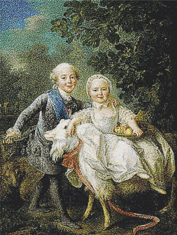 Artois And Clotilde - X Squared Cross Stitch