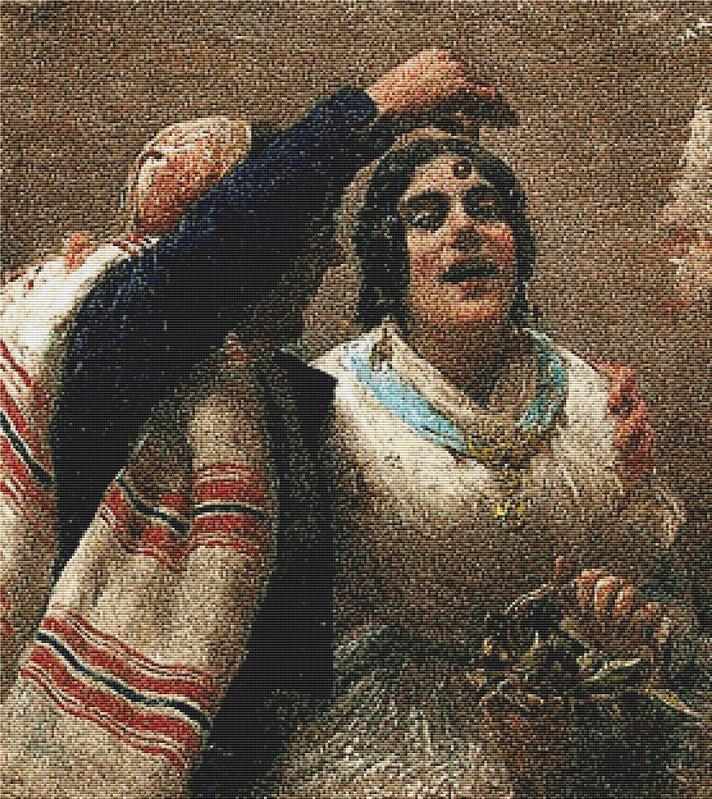 Cortejo De Pareja Valenciana - X Squared Cross Stitch