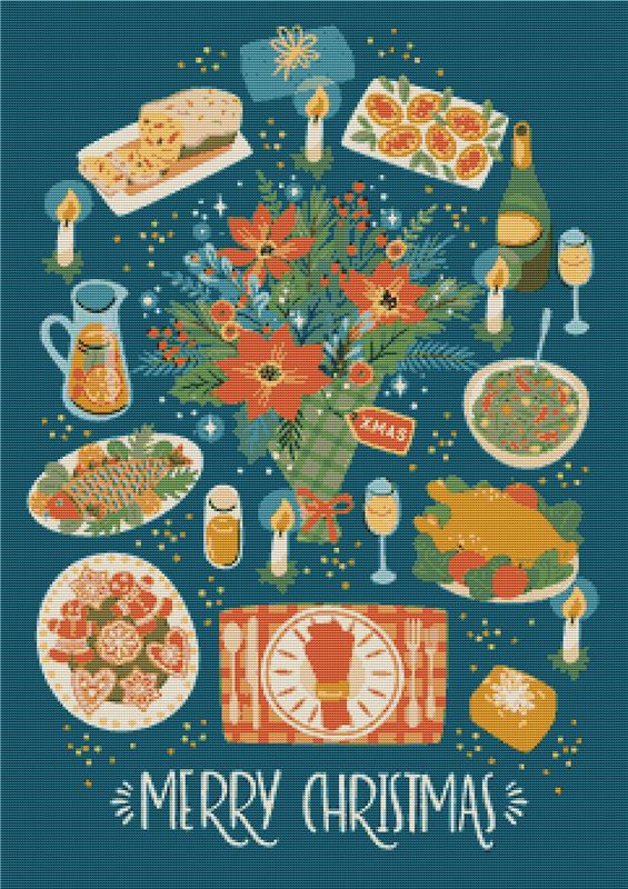 Merry Christmas IX - X Squared Cross Stitch