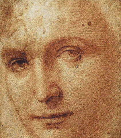 Head Of A Youth - X Squared Cross Stitch