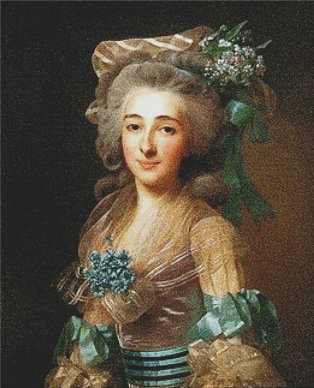 Portrait Of A Lady - X Squared Cross Stitch