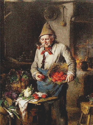 Vegetable Peddler - X Squared Cross Stitch