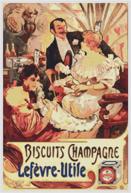 Biscuits Champagne, Lefevre-Utile - Art of Stitch, The