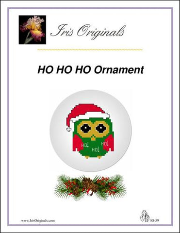 Ho Ho Ho Ornament - Iris Originals