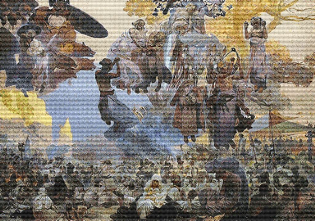 The Celebration of Svantovít - X Squared Cross Stitch