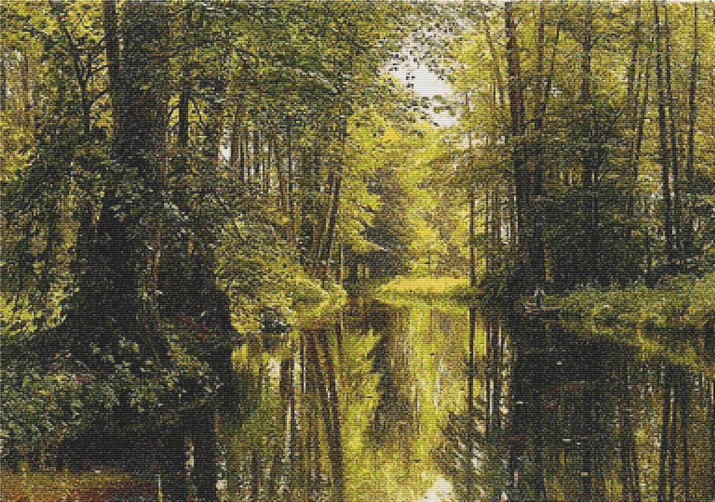 Fishing From A Punt - X Squared Cross Stitch