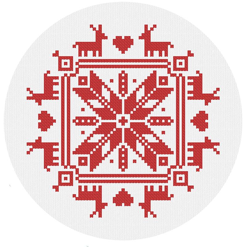 Sampler With Deer - Kiokiz