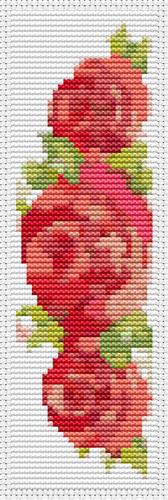 Trio Of Roses (Bookmark Chart) - Art of Stitch, The