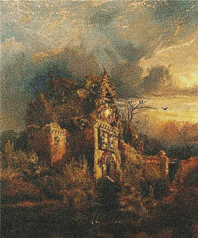 Haunted House - X Squared Cross Stitch