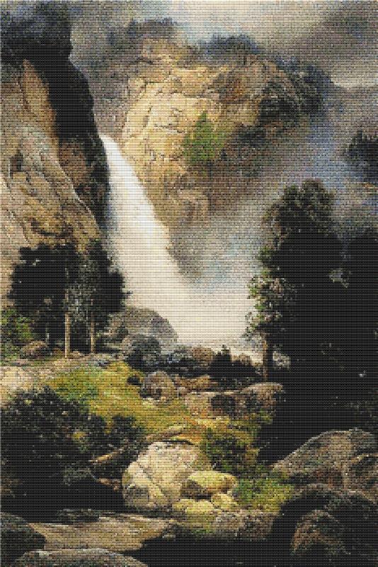 Cascade Falls - X Squared Cross Stitch