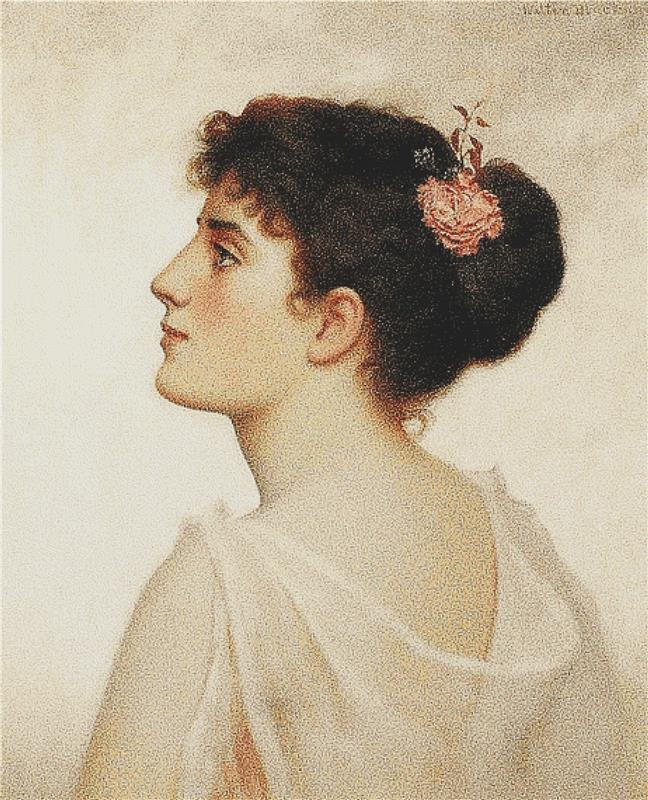 Portrait Of A Young Lady - X Squared Cross Stitch