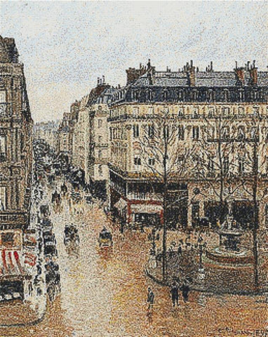 Rue Saint-Honoré In The Afternoon - X Squared Cross Stitch