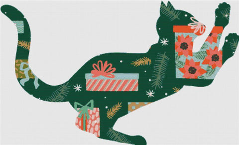 Christmas Presents: Cat - X Squared Cross Stitch