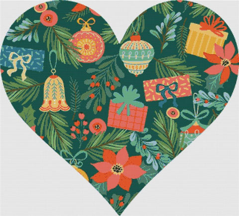 Christmas Objects: Heart - X Squared Cross Stitch
