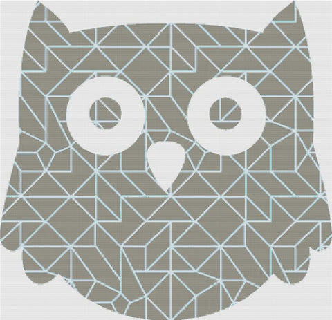 Linear Owl - X Squared Cross Stitch