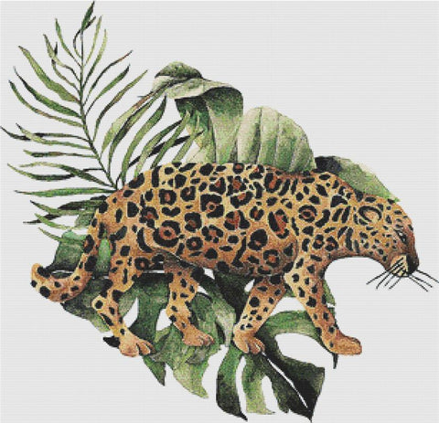 Leopard Arrangement - X Squared Cross Stitch
