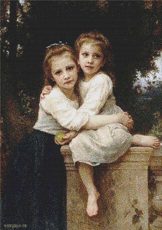 Two Sisters - X Squared Cross Stitch