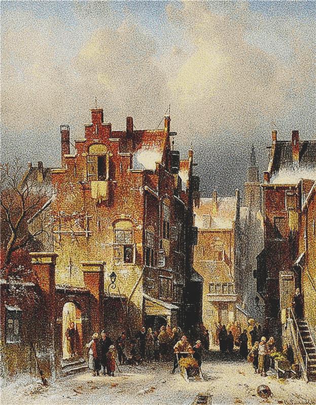 City Landscape - X Squared Cross Stitch