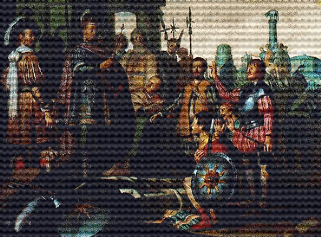 History Painting - X Squared Cross Stitch