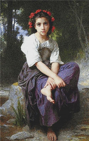 At The Edge Of The Brook - X Squared Cross Stitch