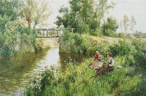 Riparian Forest - X Squared Cross Stitch