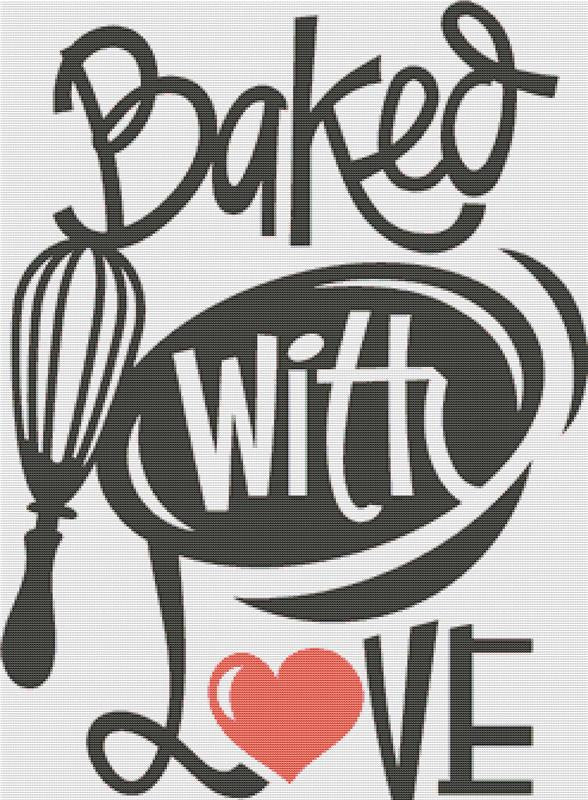 Baked With Love - X Squared Cross Stitch