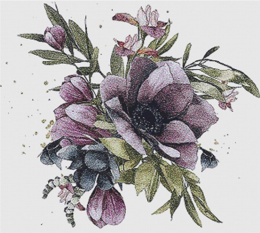 Easter Arrangement - X Squared Cross Stitch