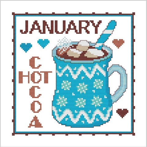 A Year Of Mugs: January - Cross Stitch Wonders