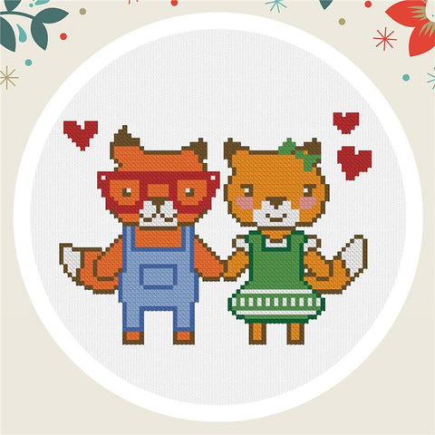 Fox Couple - Kiokiz