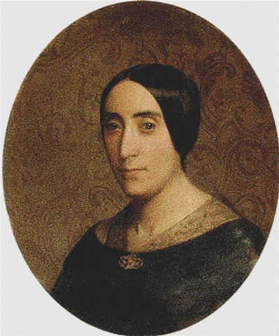A Portrait Of Amelina Dufaud - X Squared Cross Stitch