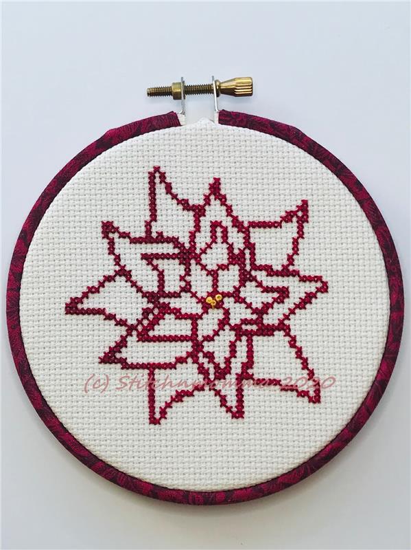 Magnificent Minis: Abstract Poinsettia - Stitchnmomma