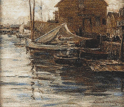 Gloucester Wharf - X Squared Cross Stitch