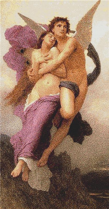 The Abduction Of Psyche - X Squared Cross Stitch