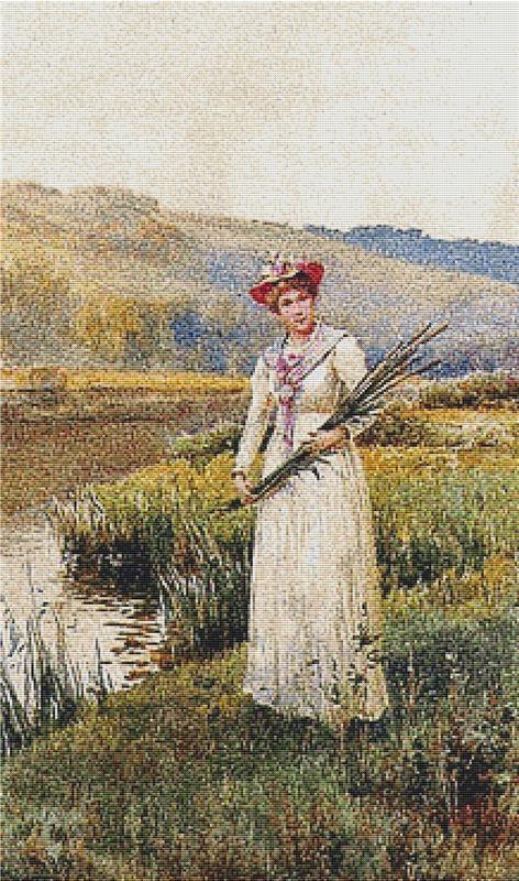 Across The Meadow - X Squared Cross Stitch
