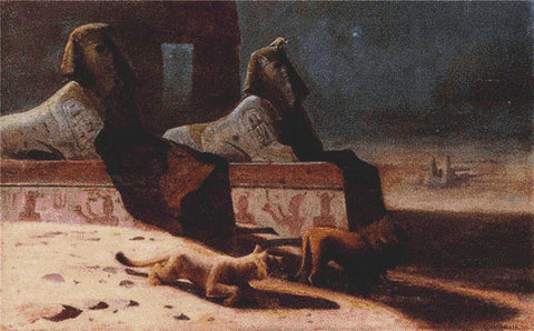 Lions Et Sphinx - X Squared Cross Stitch