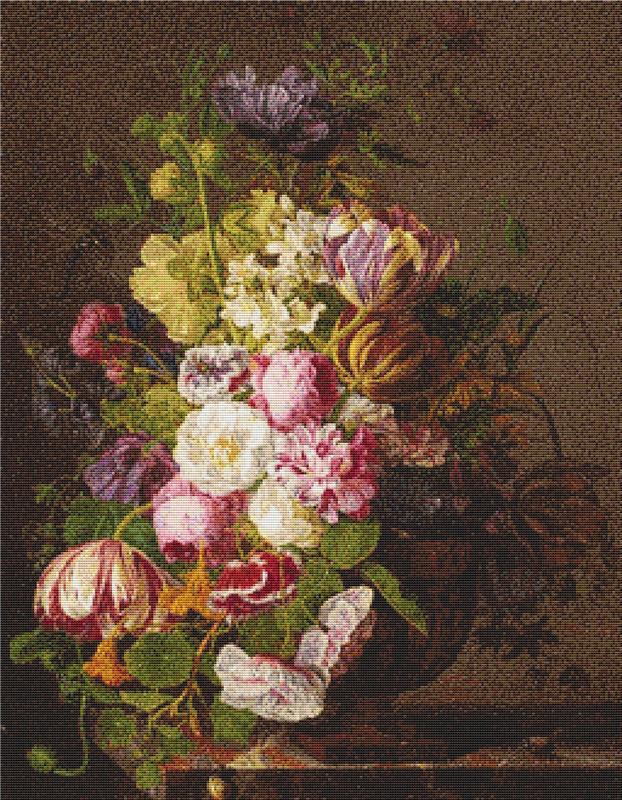 Still Life With Insects - X Squared Cross Stitch