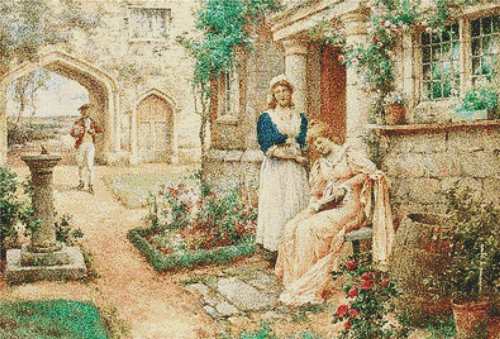 The Courtship - X Squared Cross Stitch