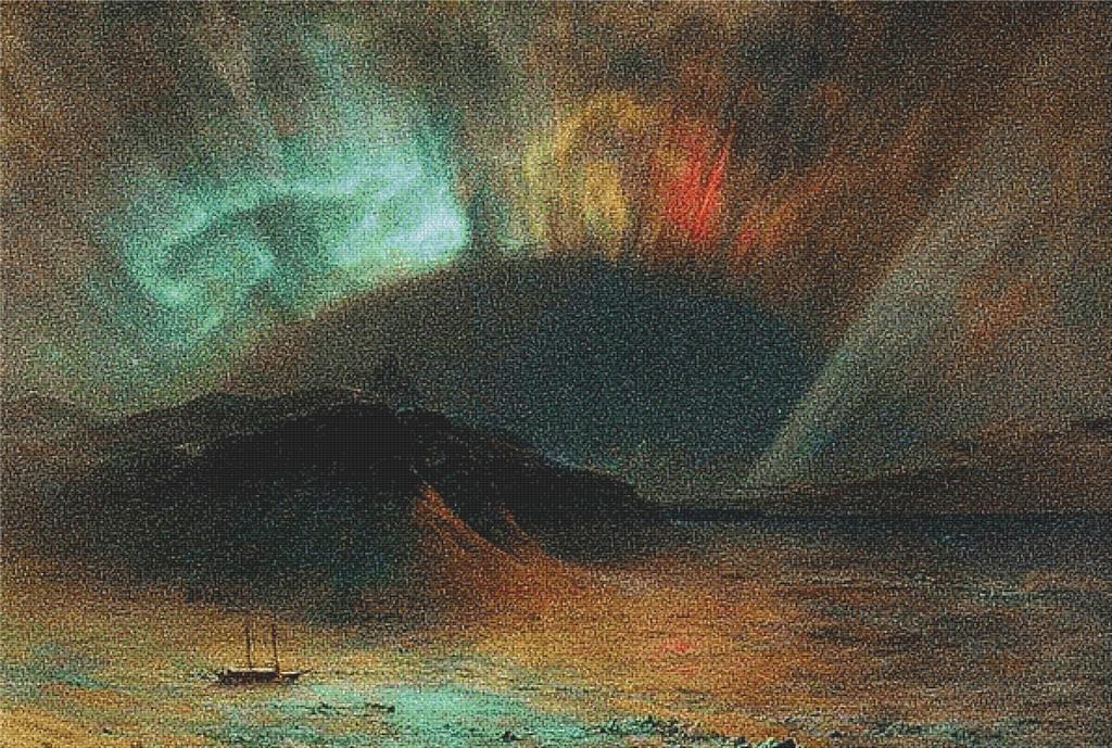 Aurora Borealis - X Squared Cross Stitch