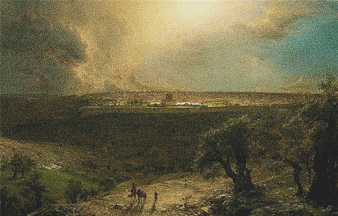 Jerusalem From The Mount Of Olives - X Squared Cross Stitch
