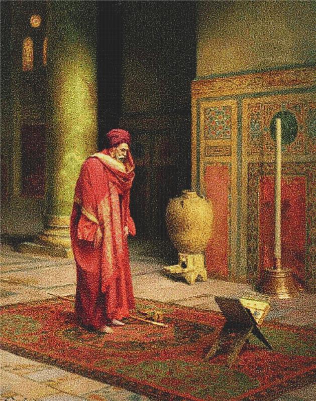 At Prayer - X Squared Cross Stitch