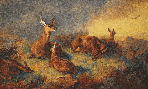 The Watchful Hinds - X Squared Cross Stitch